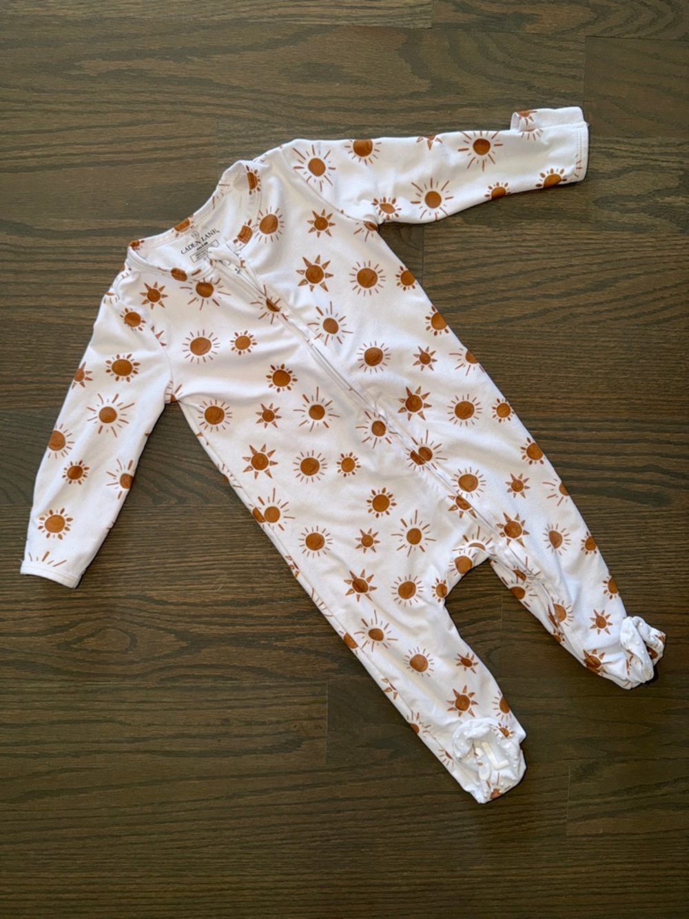 Caden Lane Sunbursts Zipper Footie
 | 6-9 M